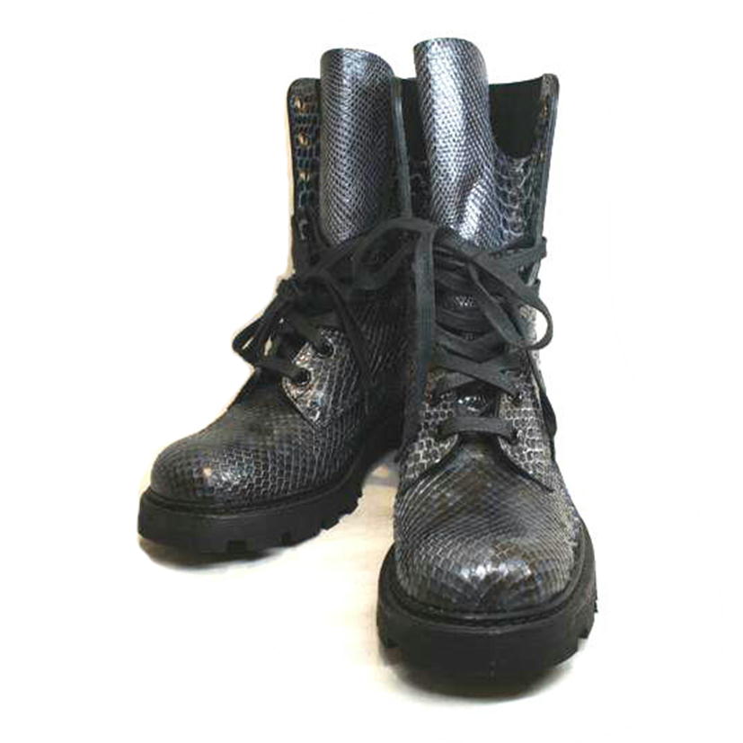 JIL SANDER ジルサンダー/パイソンブーツ/ネイビー//Aランク/92