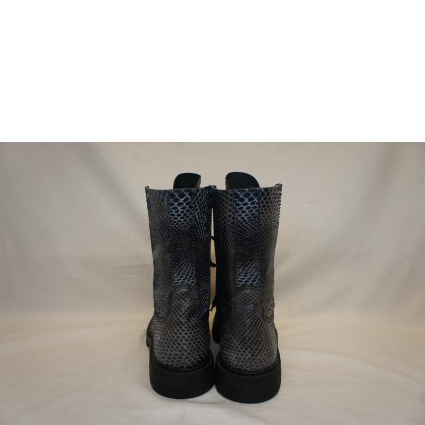 JIL SANDER ジルサンダー/パイソンブーツ/ネイビー//Aランク/92