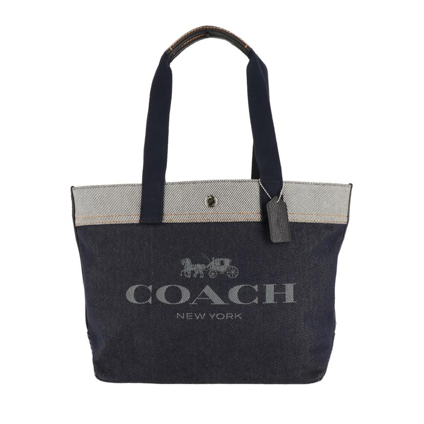 COACH コーチ/ロゴトートデニム/F39904//K19**/Aランク/05