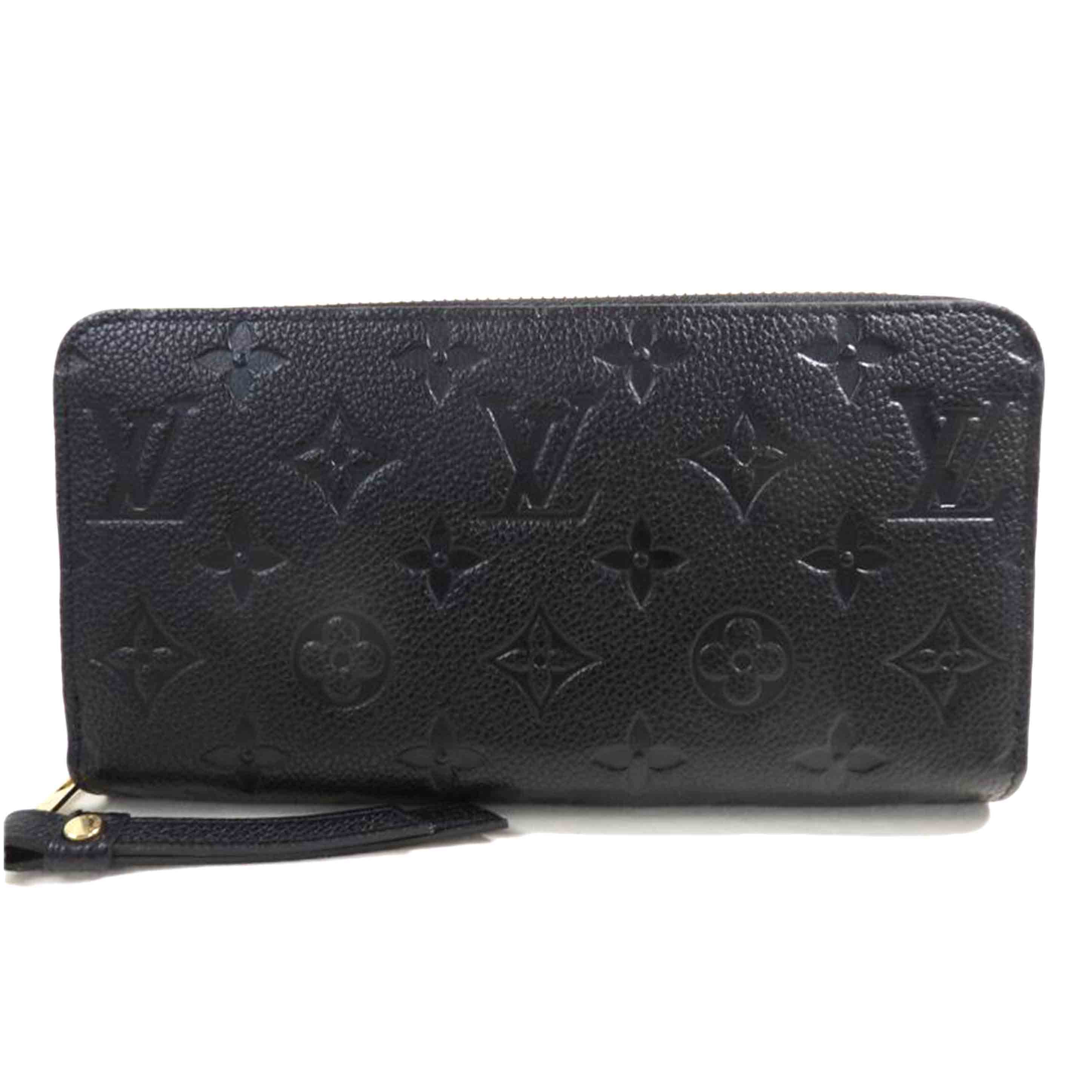 LV ルイヴィトン/ジッピー・ウォレット/モノグラム・アンプラント/ノワール/M61864//RFI****/Aランク/84