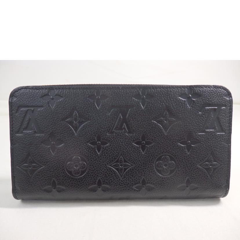 LV ルイヴィトン/ジッピー・ウォレット/モノグラム・アンプラント/ノワール/M61864//RFI****/Aランク/84