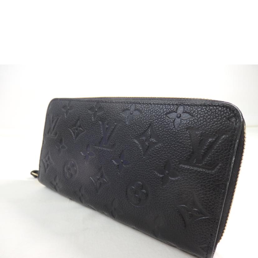 LV ルイヴィトン/ジッピー・ウォレット/モノグラム・アンプラント/ノワール/M61864//RFI****/Aランク/84