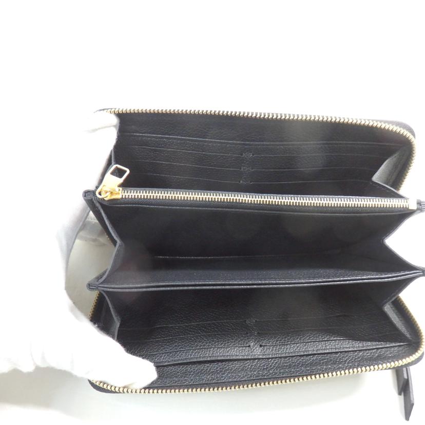 LV ルイヴィトン/ジッピー・ウォレット/モノグラム・アンプラント/ノワール/M61864//RFI****/Aランク/84