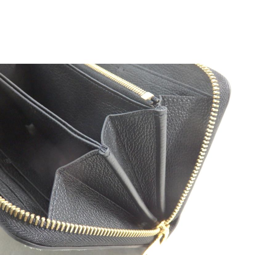 LV ルイヴィトン/ジッピー・ウォレット/モノグラム・アンプラント/ノワール/M61864//RFI****/Aランク/84