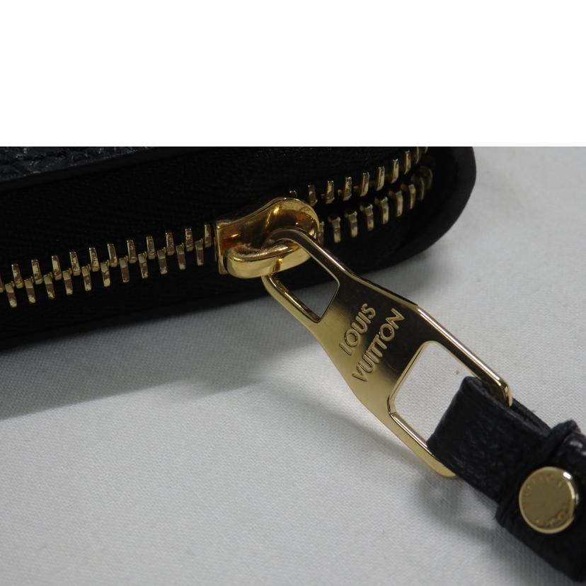 LV ルイヴィトン/ジッピー・ウォレット/モノグラム・アンプラント/ノワール/M61864//RFI****/Aランク/84