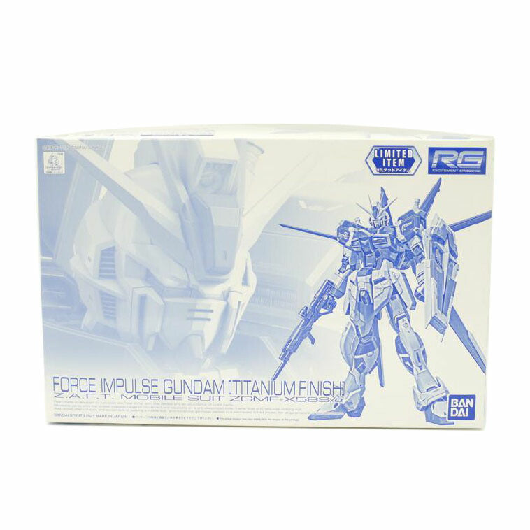 BANDAI バンダイ/RG ZGMF-X56S/α フォースインパルスガンダム チタニウムフィニッシュ プラモデル/「機動戦士ガンダムSEED DESTINY」 イベント限定//Sランク/69