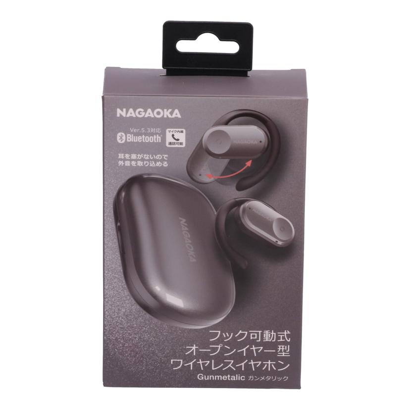 NAGAOKA ナガオカトレーディング/ワイヤレスイヤホン/未使用/BT832OWSGM//JAN4967736083089/Sランク/62
