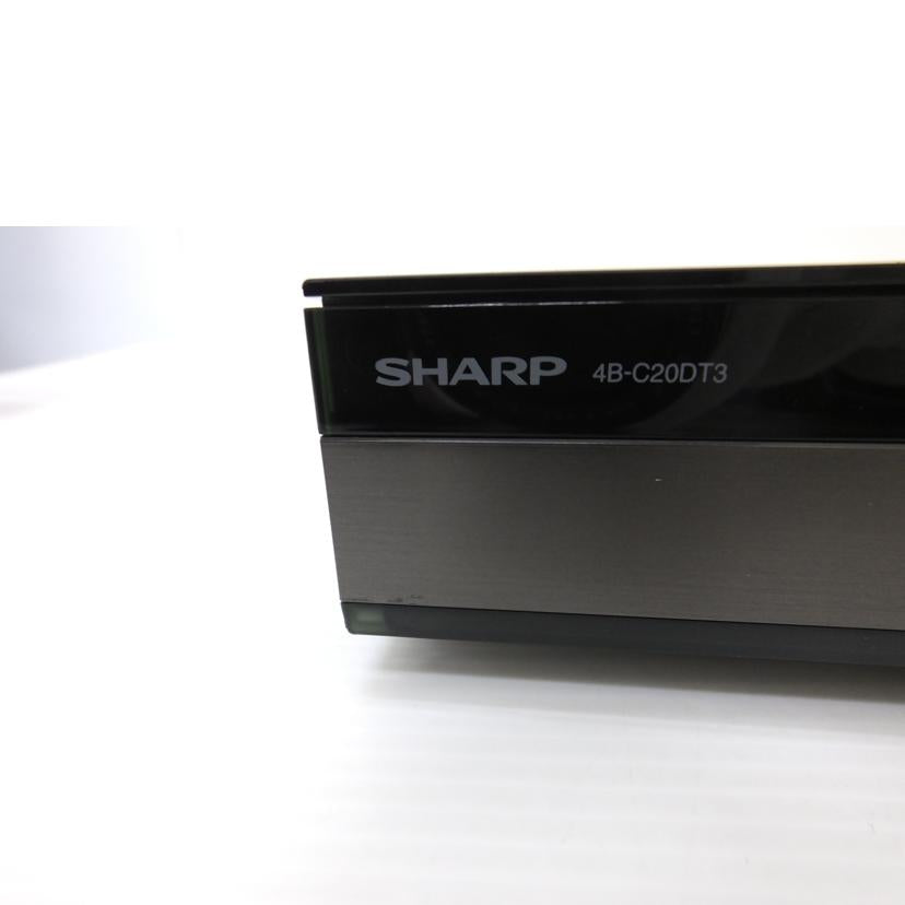 SHARP シャープ/BD/HDD4K対応レコーダ-2TB/4B-C20DT3//9139632/Bランク/88