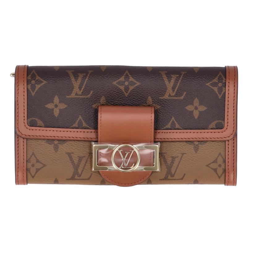 LV ルイヴィトン/ポルトフォイユサラ・ドーフィーヌ/モノグラムリバース/M46645//RFI*/SAランク/75