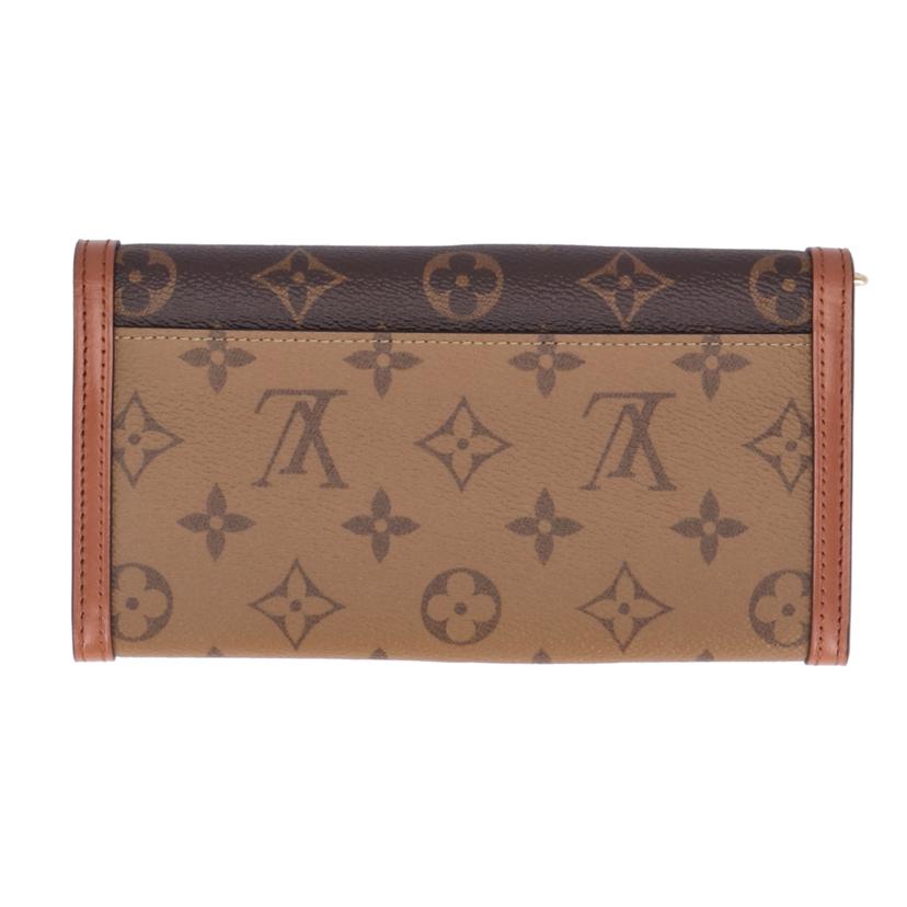 LV ルイヴィトン/ポルトフォイユサラ・ドーフィーヌ/モノグラムリバース/M46645//RFI*/SAランク/75