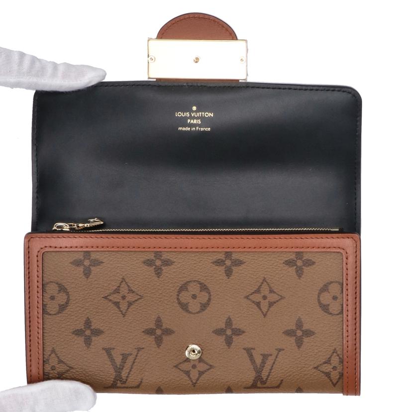LV ルイヴィトン/ポルトフォイユサラ・ドーフィーヌ/モノグラムリバース/M46645//RFI*/SAランク/75