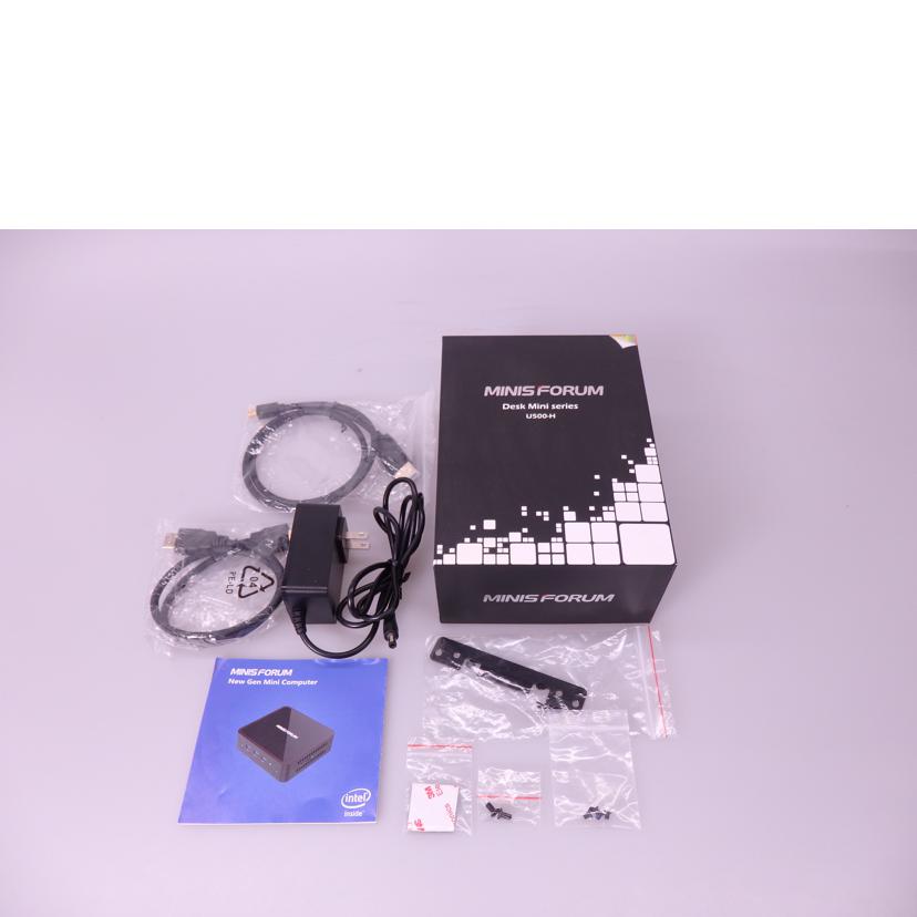 MINIS FORUM MINISFORUM/ミニパソコン/U500-H/U500-H//MGE200629004/ABランク/76