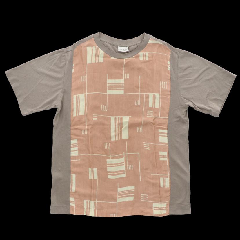 DRIESVANNOTEN ドリスヴァンノッテン/幾何学模様半袖Tシャツ/ベージュ//ABランク/82