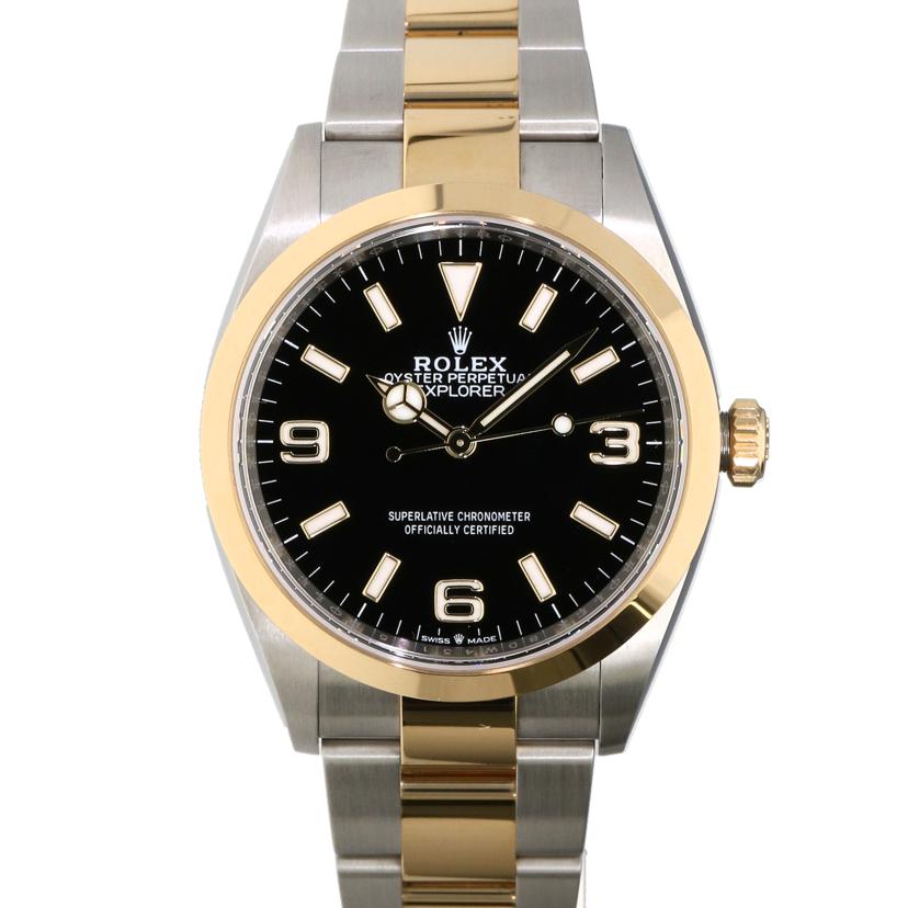 ROLEX ロレックス/エクスプローラーⅠ/YG×SS/2022/124273//8DW*****/Aランク/91