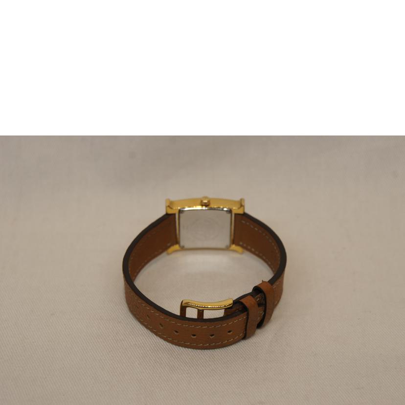 HERMES エルメス/Hウォッチ白文字盤QZ/社外ベルト/RS1.201//880***/Bランク/92