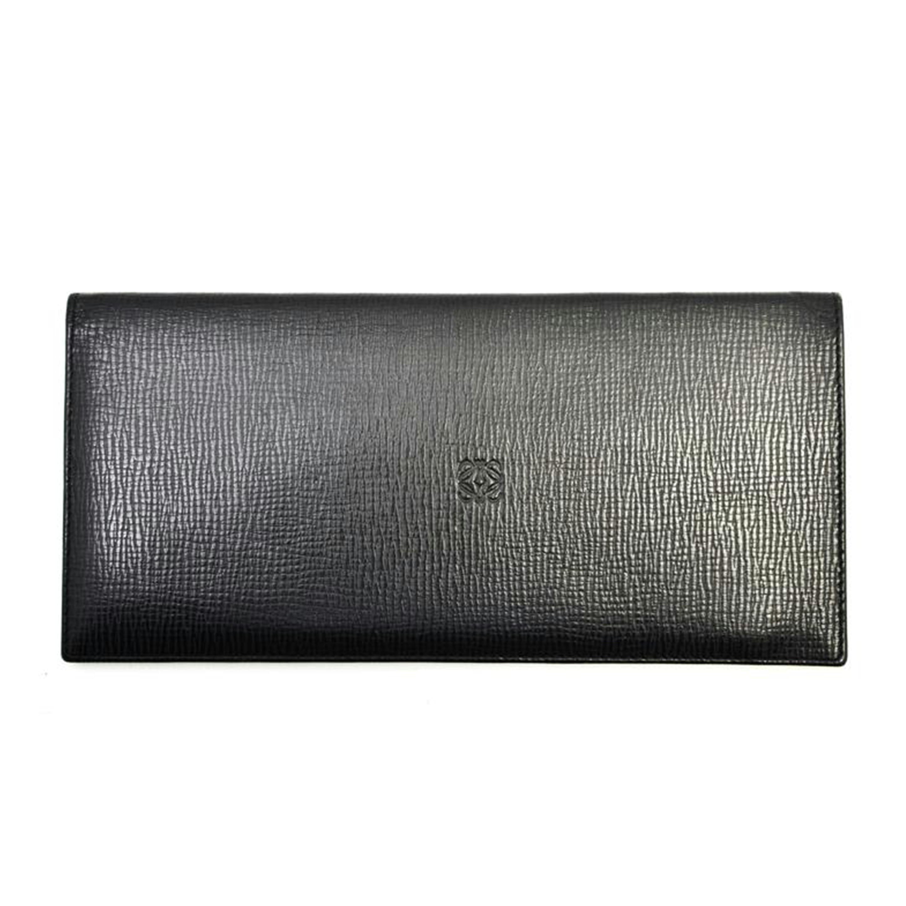 LOEWE ロエベ/アマソナレザー札入れ長財布/ブラック//ABランク/75