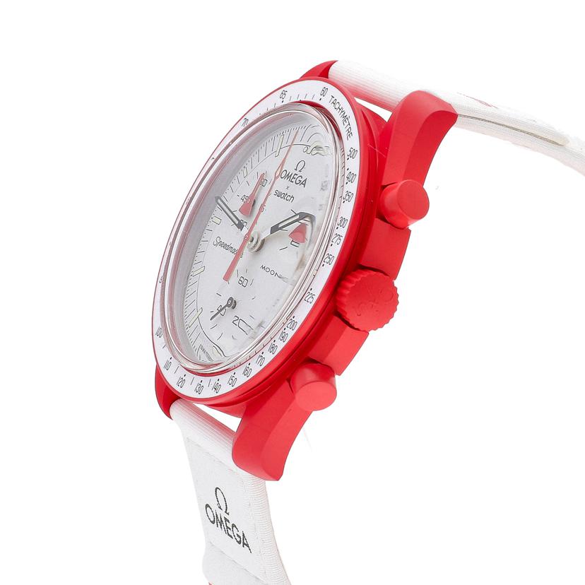 OMEGA×swatch オメガ×スウォッチ/ムーンスウォッチ/MISSION TO MARS/クオーツ/SO33R100//Aランク/69