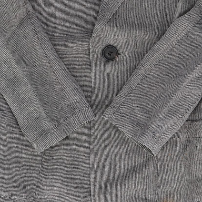 YOJIYAMAMOTO/NOIR/アーカイブ麻1Bジャケット/グレー//ABランク/82