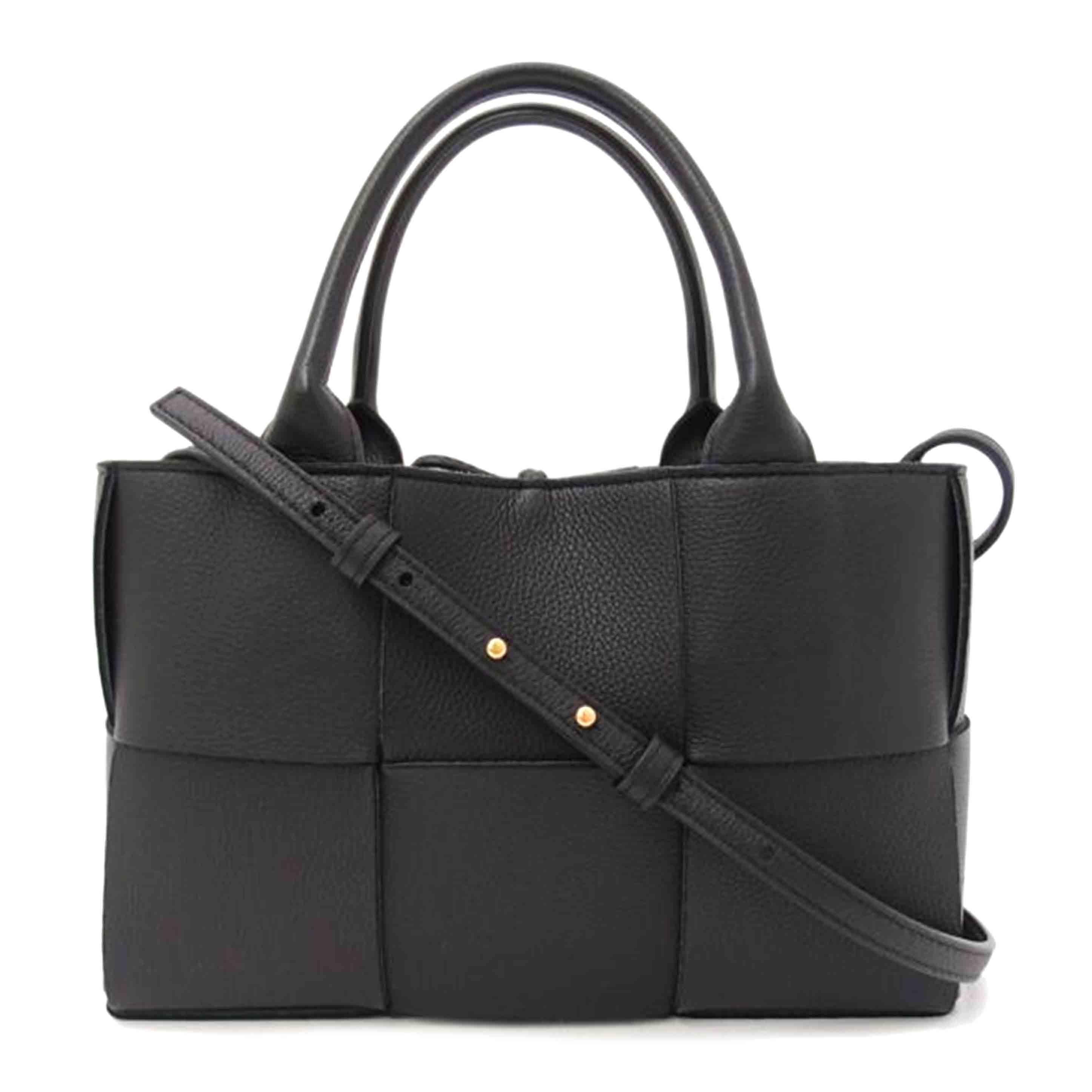 BOTTEGA VENETA ボッテガヴェネタ /ミニアルコ2wayトート/ブラック/709337//Aランク/69