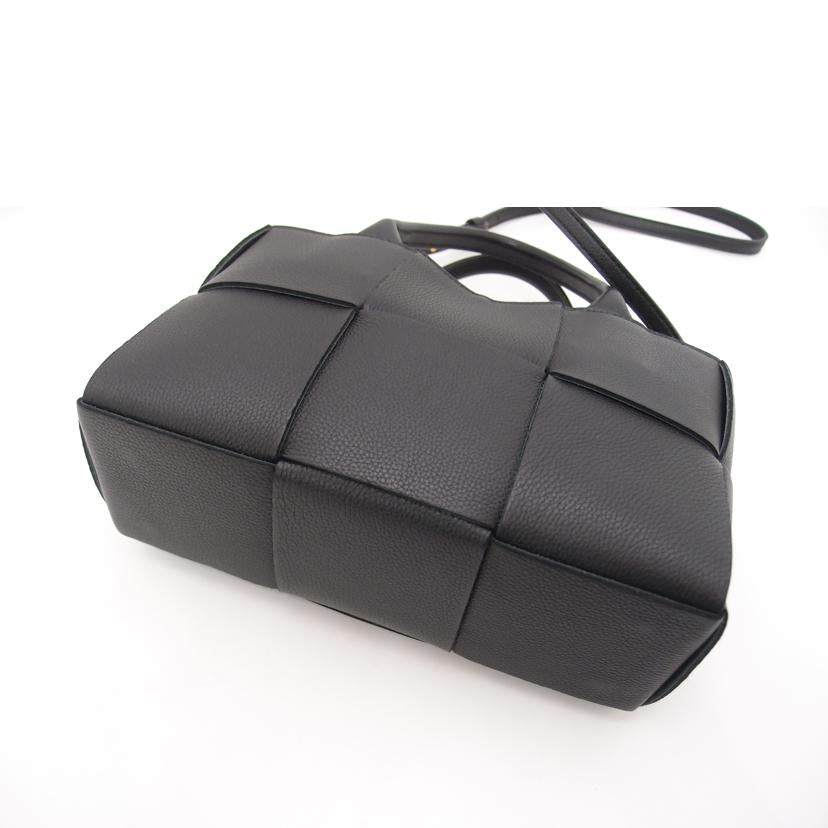 BOTTEGA VENETA ボッテガヴェネタ /ミニアルコ2wayトート/ブラック/709337//Aランク/69