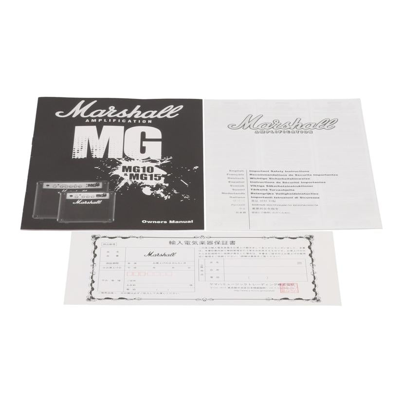 Marshall マーシャル /ギターアンプ/MG15//VN103475J/Bランク/81