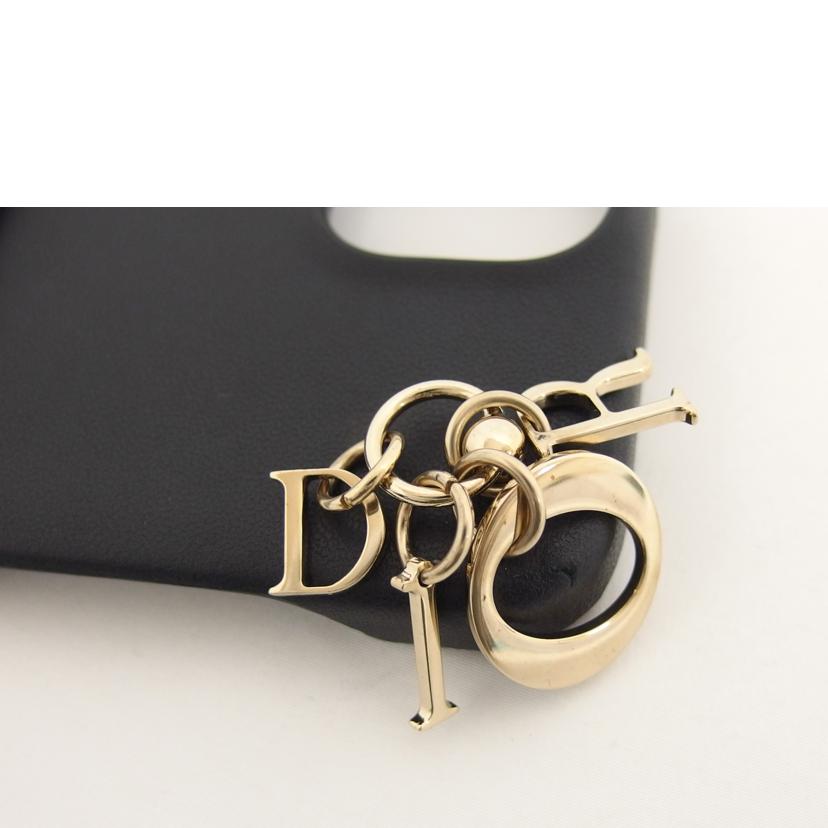 Christian Dior クリスチャンディオール/カナージュ iPhone14/13ケース/ブラック//ABランク/04