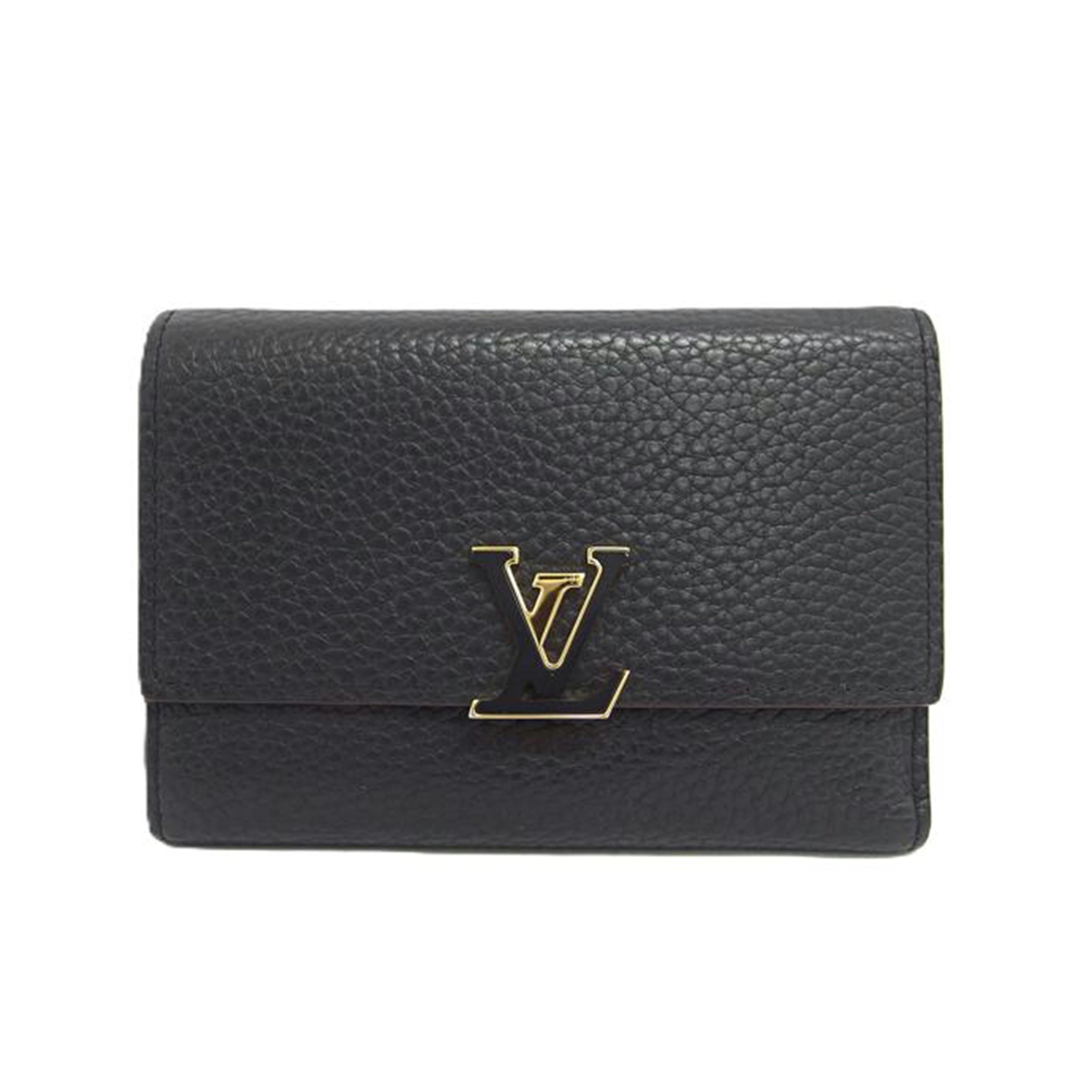 LV ルイヴィトン/ポルトフォイユ・カプシーヌ コンパクト/ノワール・ホットピンク/M62157//ICタ**/ABランク/04