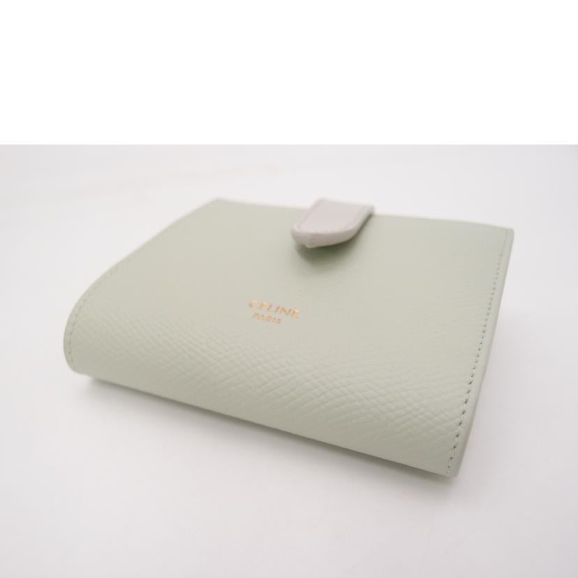 CELINE セリーヌ/二つ折り財布/グリーン系//S9P****/SAランク/69