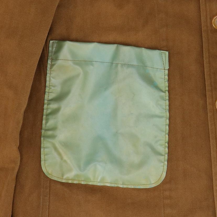 COMMEdesGARCONS/アーカオブ/PVCポケットワークコート/キャメル//ABランク/82