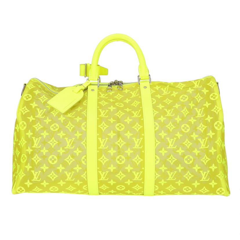 LV ルイヴィトン/キーポル50ネオンイエローメッシュ/M55380//DR2***/Aランク/78