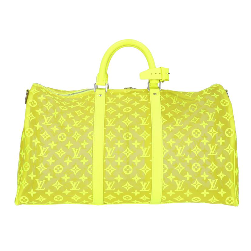 LV ルイヴィトン/キーポル50ネオンイエローメッシュ/M55380//DR2***/Aランク/78