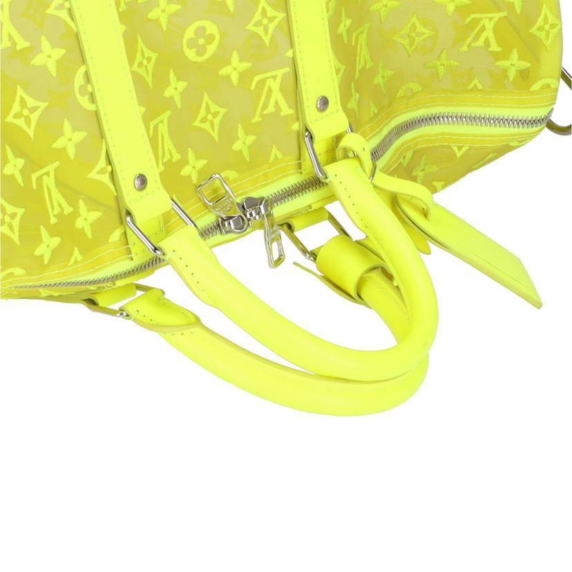 LV ルイヴィトン/キーポル50ネオンイエローメッシュ/M55380//DR2***/Aランク/78