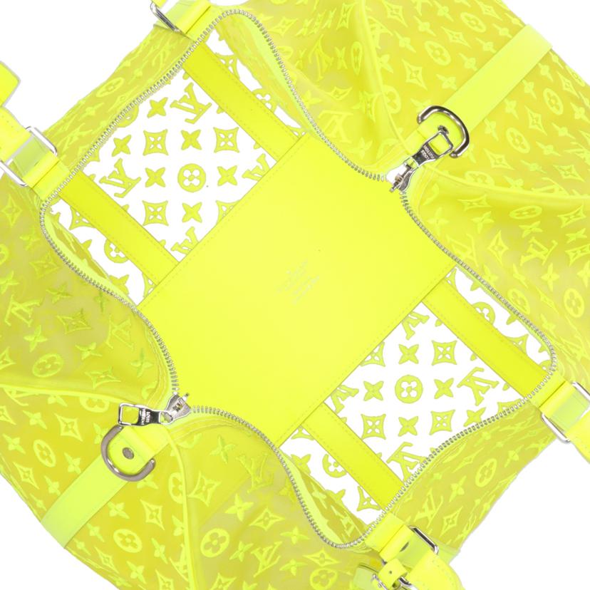 LV ルイヴィトン/キーポル50ネオンイエローメッシュ/M55380//DR2***/Aランク/78