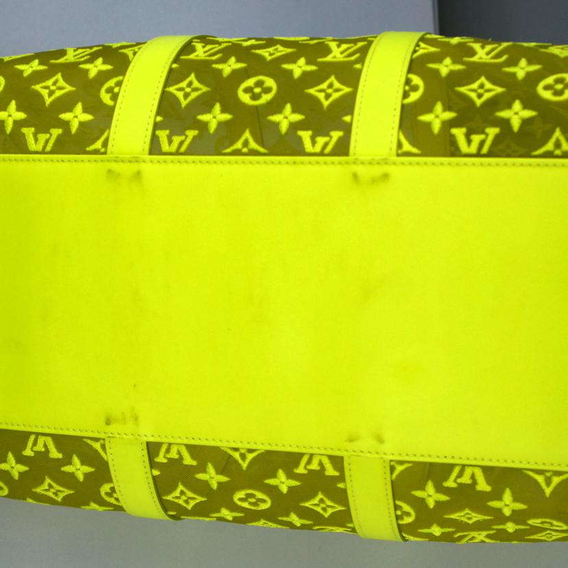 LV ルイヴィトン/キーポル50ネオンイエローメッシュ/M55380//DR2***/Aランク/78