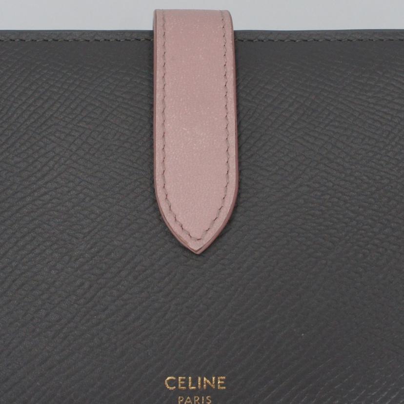 CELINE セリーヌ/バイカラースモールストラップウォレット/10H263BRU.10GV//ABランク/93