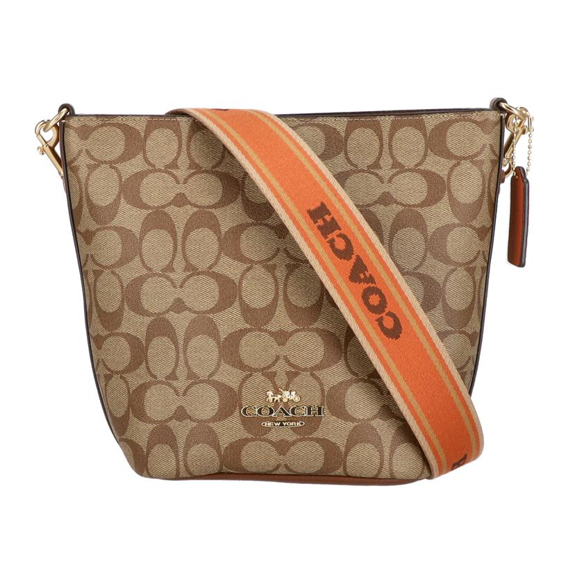 COACH/シグネチャーローガンダッフルショルダーバッグ/CH484//B23**/Aランク/85