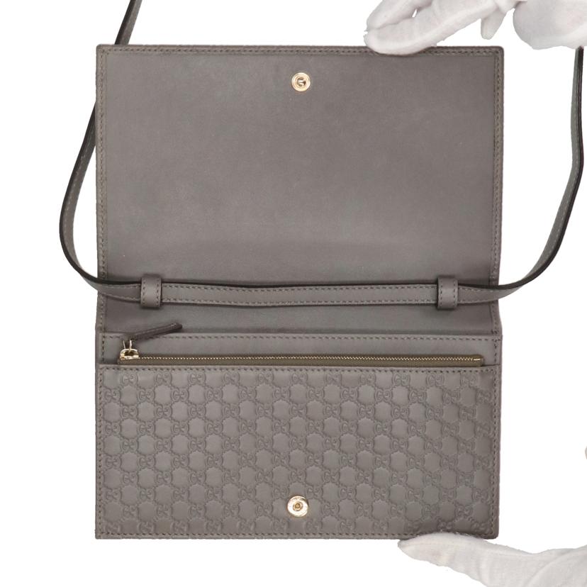 GUCCI グッチ/マイクログッチシマショルダーウオレット/466507//041*/ABランク/94