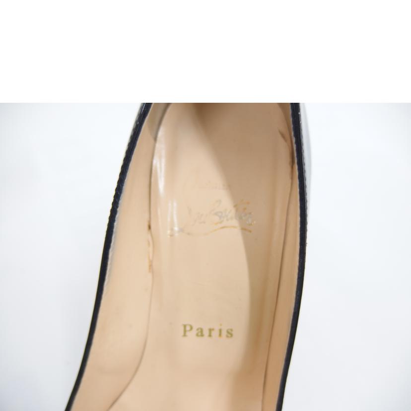 Christian Louboutin ルブタン/ルブタン エナメル パンプス 黒//Cランク/82
