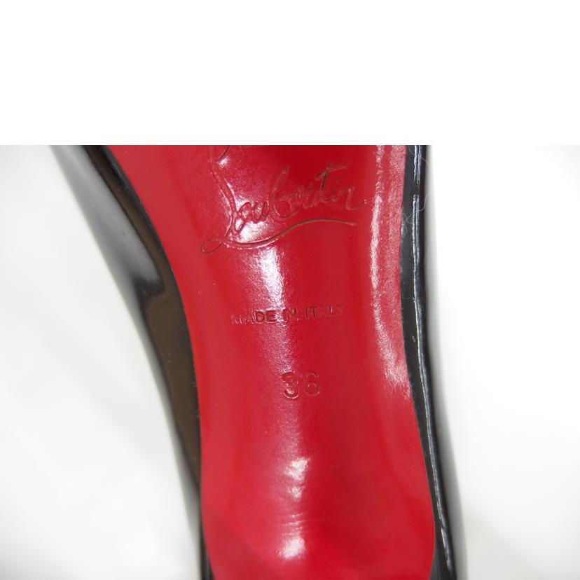 Christian Louboutin ルブタン/ルブタン エナメル パンプス 黒//Cランク/82