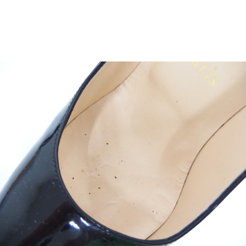 Christian Louboutin ルブタン/ルブタン エナメル パンプス 黒//Cランク/82