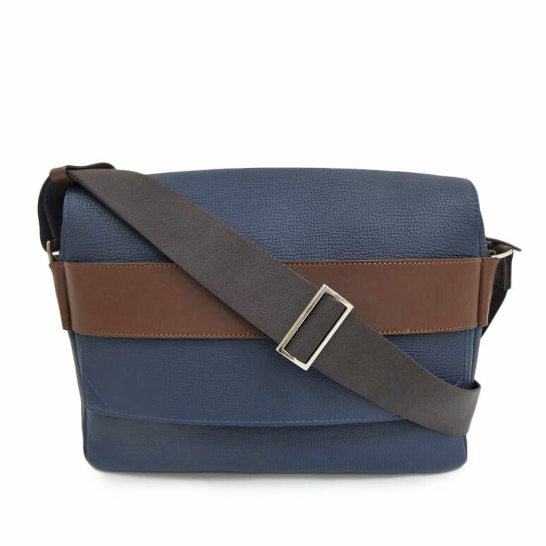 SOMES SADDLE ソメスサドル/SOMES SADDLE レザーショルダーバッグ/ネイビー//ABランク/82