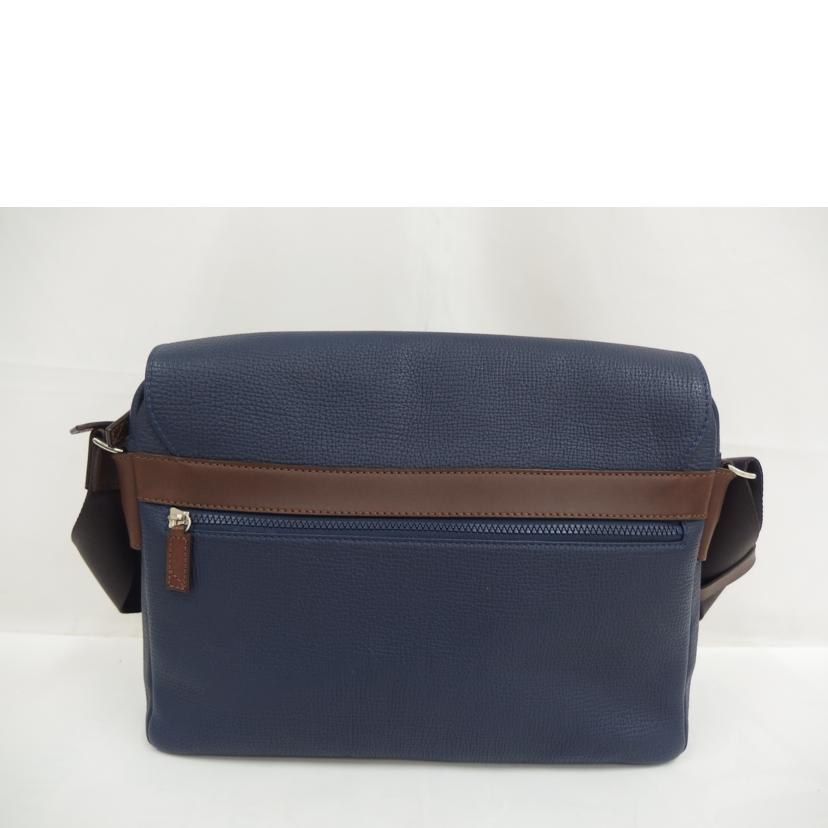 SOMES SADDLE ソメスサドル/SOMES SADDLE レザーショルダーバッグ/ネイビー//ABランク/82