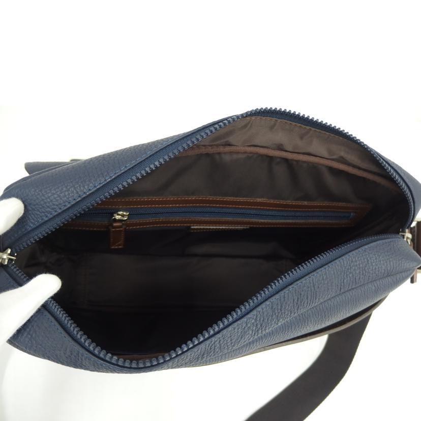 SOMES SADDLE ソメスサドル/SOMES SADDLE レザーショルダーバッグ/ネイビー//ABランク/82