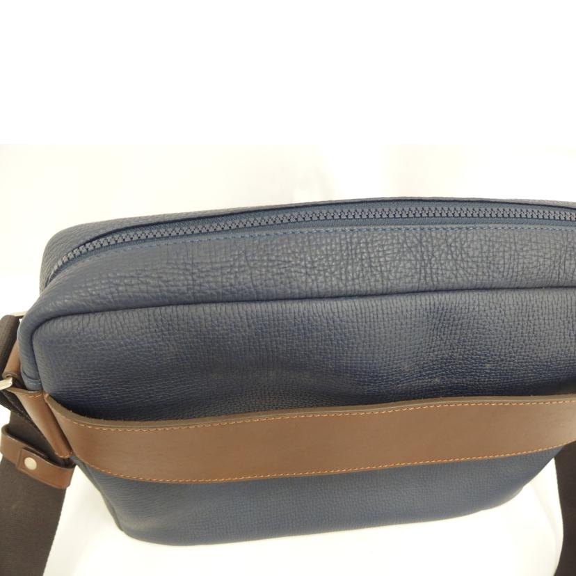 SOMES SADDLE ソメスサドル/SOMES SADDLE レザーショルダーバッグ/ネイビー//ABランク/82