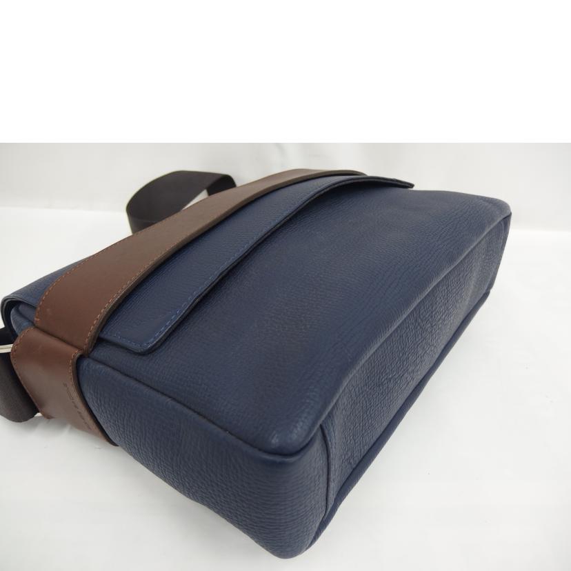 SOMES SADDLE ソメスサドル/SOMES SADDLE レザーショルダーバッグ/ネイビー//ABランク/82
