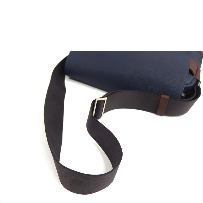 SOMES SADDLE ソメスサドル/SOMES SADDLE レザーショルダーバッグ/ネイビー//ABランク/82