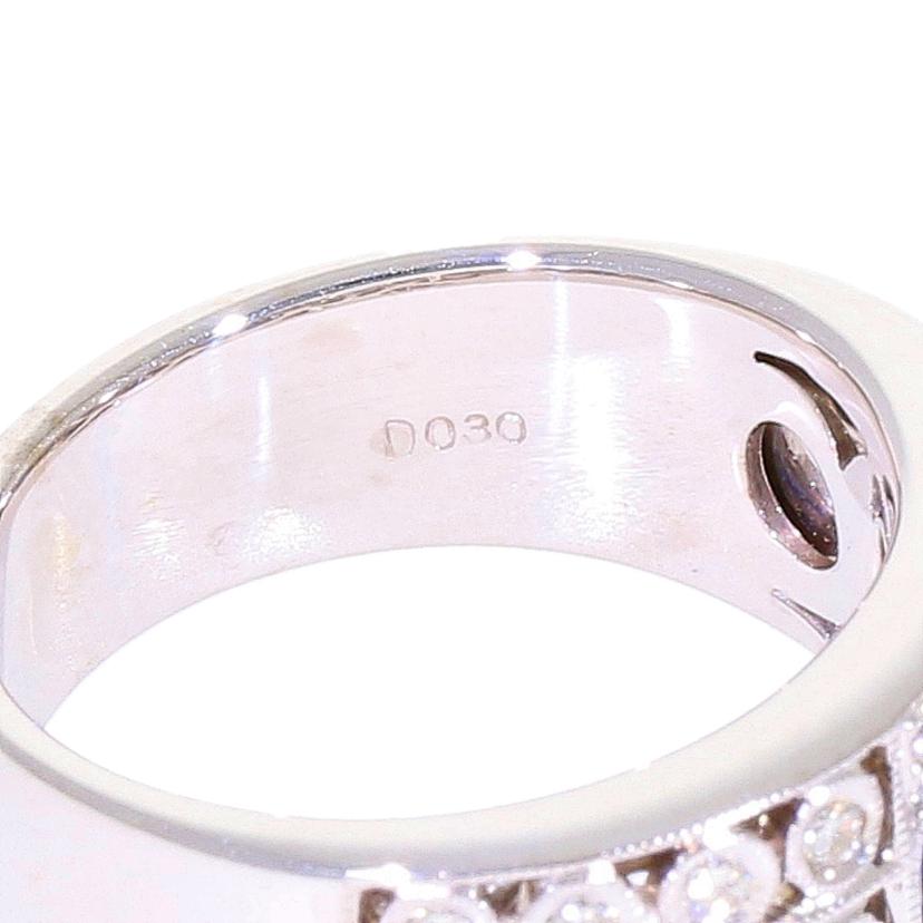 /◎ K18サファイヤダイヤリング063/D0.30ct//Aランク/59