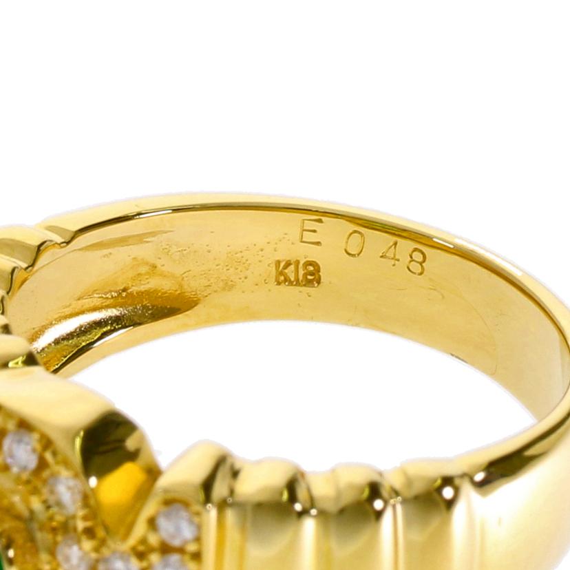 /◎K18エメラルドダイヤリング0.48/D0.20ct//Aランク/59
