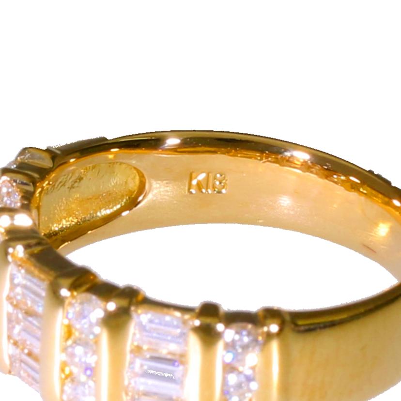 / K18ダイヤリング1.00ct//ABランク/92