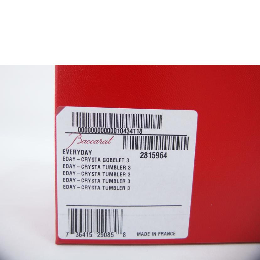 Baccarat バカラ/エブリデイ/クリスタタンブラー/ロックグラス/2815964//SAランク/04